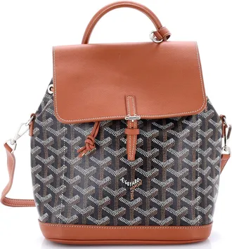 Goyard Alpin Backpack Coated Canvas Mini