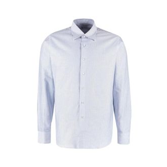 Borriello Heren, Overhemden, Blauw, Maat: 3XL