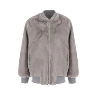 VALENTINI 1972 Cashiver ECO Mink - female - VALENTINI 1972 - Bomber Jackets - Gray - 3XS - Jackets