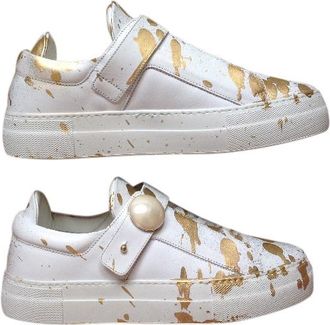 Nicholas Kirkwood Paint Splash Pearlogy Sneaker Size 37