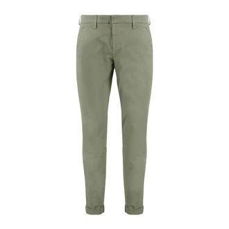 Dondup Chinos, male, Green, Size: W35 Gaubert Trousers