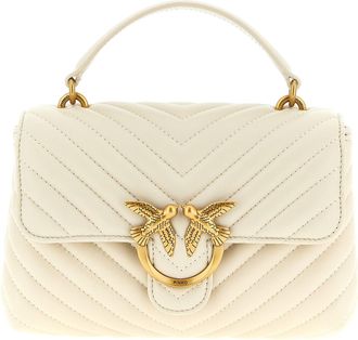 Pinko Mini Lady Love Puff Borse A Mano Bianco-Donna