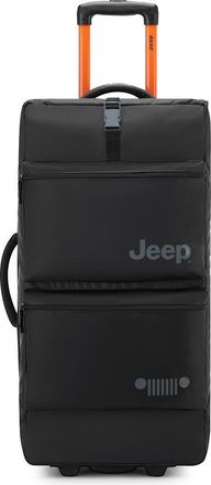 Jeep JS006B 27 Inch Two Wheel Rolling Travel Duffle Bag in Black at Nordstrom