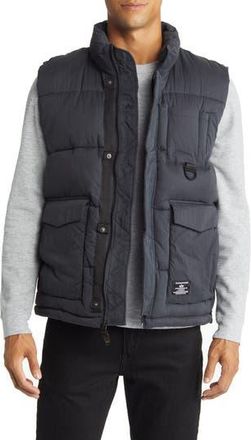 Alpha Industries Puffer Utility Vest in Black at Nordstrom Rack, Size Medium