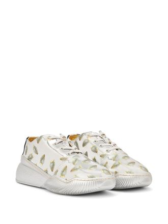 Stella McCartney Sneakers con stampa fragole - Argento