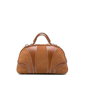 Dries Van Noten Suede Leather-panelled Tote Bag