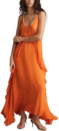 Reiss Eden Ruffle Occasion Dress