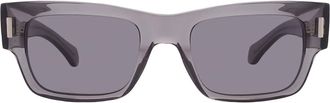 Ferragamo Ferragamo Grey Rectangular Mens Sunglasses SF2011S 020 53