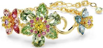 Swarovski Idyllia Crystal Flower Bracelet, Size Medium