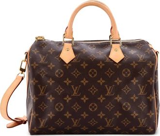 Louis Vuitton Speedy Bandouliere Bag Monogram Canvas 30 shoulder bag - Bruin