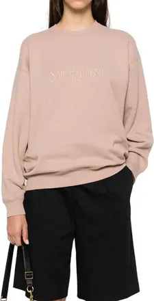 Saint Laurent Womens Multicolor Cotton Sweatshirt Clothing