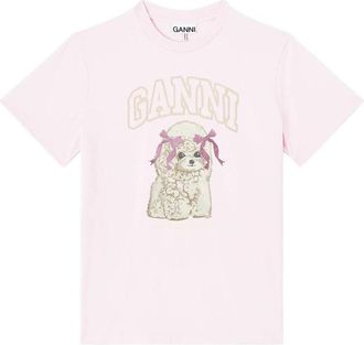 Ganni T Shirt Rosa-Donna