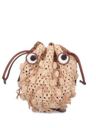 Anya Hindmarch Kleine Blowfish schoudertas - Beige