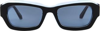 Calvin Klein Blue Square Unisex Sunglasses CKJ24608S 001 52