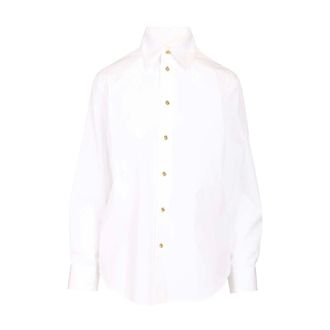 Bottega Veneta Cotton Poplin Shirt - female - Bottega Veneta - Shirts - White - M - Blouses & Shirts