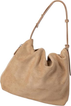 Generic YUNGLOO Retro Suedes Leather Underarm Bag for Women Lightweight Shoulder Bag with Pleated Detail Casual Evening Purse Fashionable Practical Suedes Han