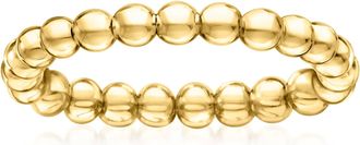 Canaria Canaria 3mm 10kt Yellow Gold Bead Stretch Ring