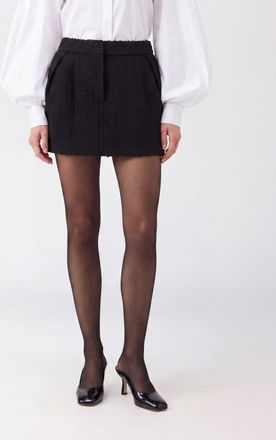 Magda Butrym Minigonna a tubino slim fit in misto lana a vita media