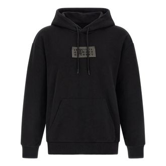 Maison Margiela Logo Tag Hoodie - male - MM6 Maison Margiela - Hoodies - Black - XL - Sweatshirts & Hoodies