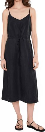 Michael Stars Sabine Tie Front Dress In Black