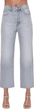 Pistola Denim Cassie Crop Super High Rise Straight Leg Jeans In Enigma
