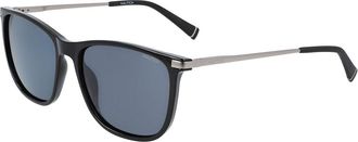 Nautica N3660SP 001 Mens Sunglasses Black Size 56