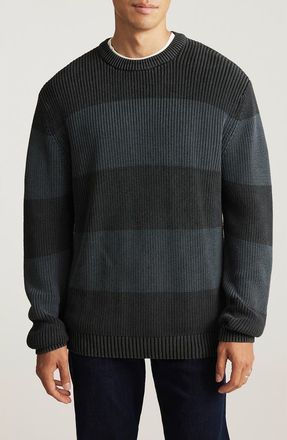 Mavi Raven Colorblock Cotton Sweater at Nordstrom, Size Xx-Large