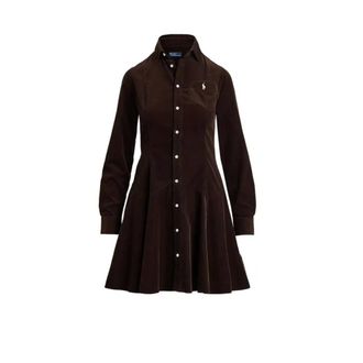 Polo Ralph Lauren Shirt Dresses, female, Brown, L, Shirt Dress