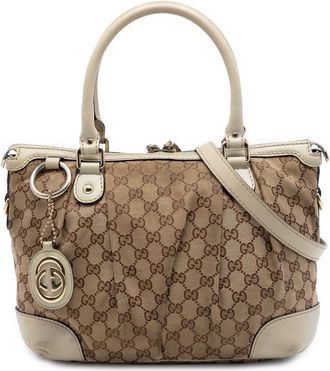 Gucci Pre-owned Gucci GG Canvas Sukey Satchel Ladies UU7GDOHL27PHBM8P