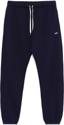 Autry Navy Blue Logo-embroidered Track Trousers