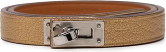 Herm&egrave;s Tweedekans Chevre Mysore Mini Kelly Double Tour Armband T2