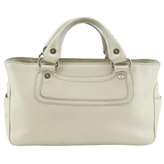 Celine Pre-owned Handbags, female, Beige, Size: ONE SIZE Pre-owned Vintage Handbag