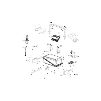 STIGA Sports Toma De Carga Usb Para Tractores De C&eacute;sped Original Stiga 118450201/1