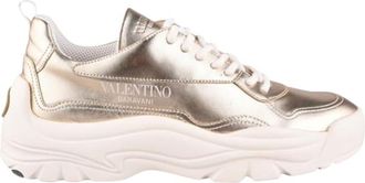 Valentino Garavani Valentino Gold Gumboy Trainers Size 38