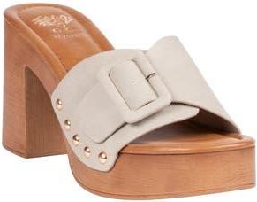 Good Choice Shoes York Buckle Platform Mule in Ivory at Nordstrom Rack, Size 6.5