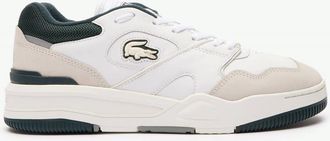 Lacoste Mens Trainers in White/DarkGreen - Green