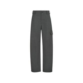 Brunello Cucinelli Dames, Broeken, Grijs, Maat: S Zijde