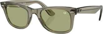 Ray-Ban Wayfarer Zonnebril - unisex - Zonnebrillen - Groen - 50 MM - Accessoires