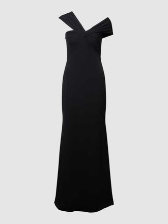 Lauren Ralph Lauren Abendkleid mit Raffungen Modell MEIRNAY in Black, Gr&ouml;&szlig;e 46