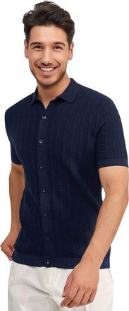 Blue industry Polo korte mouw Blue Industry donkerblauw
