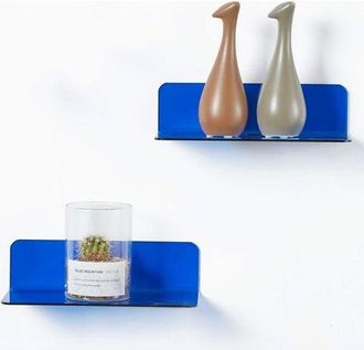 OEM Juego De 2 Estantes De Pared, No Requiere Taladro, Optimiza F&aacute;cilmente El Espacio De Tu Pared - Peque&ntilde;o