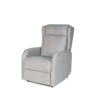 Koketto Home Sill&oacute;n relax Power Lift 1 motor tapizado gris claro