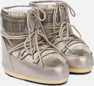Moon Boot Icon Low Glance satin snow boots