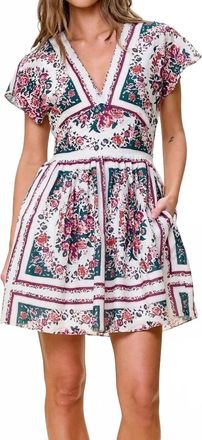 Cleobella Marilla Mini Dress In Carmella Print