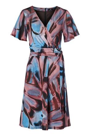 Mart Visser Regina Print Jurk Blauw / Roze