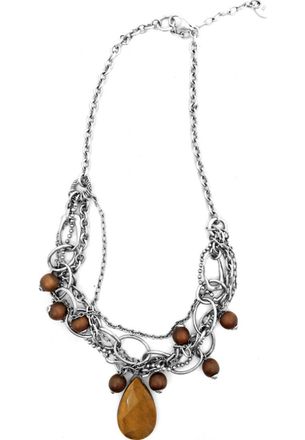 Gc Gc Womens CHN20703 Ladies Necklace - Silver Stainless Steel - One Size