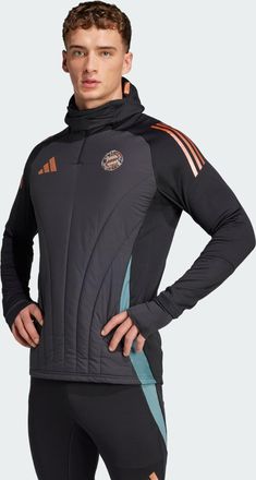 adidas adidas Performance Mens FC Bayern Tiro 24 Winterized Top - Black Recycled Material - Size Medium