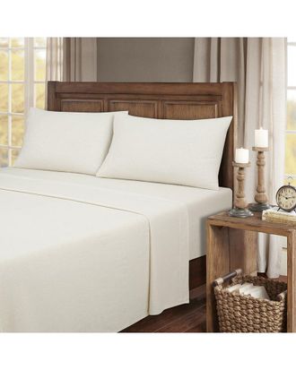 Kathy Ireland Turkish Cotton Solid Flannel Sheet Set