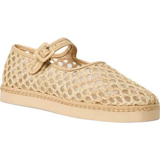 Loeffler Randall Rita Mesh Mary Jane in Natural at Nordstrom, Size 10.5