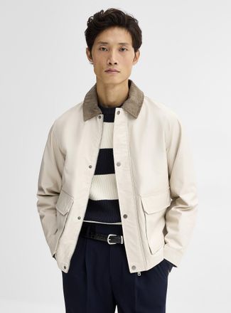 Lindbergh Mens Coated fabric jacket